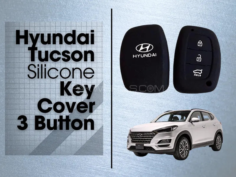 Hyundai Tucson Soft silicon key cover black