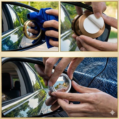 Car Blind Spot Mirror | Wide Angle Safety Mirror for Cars
