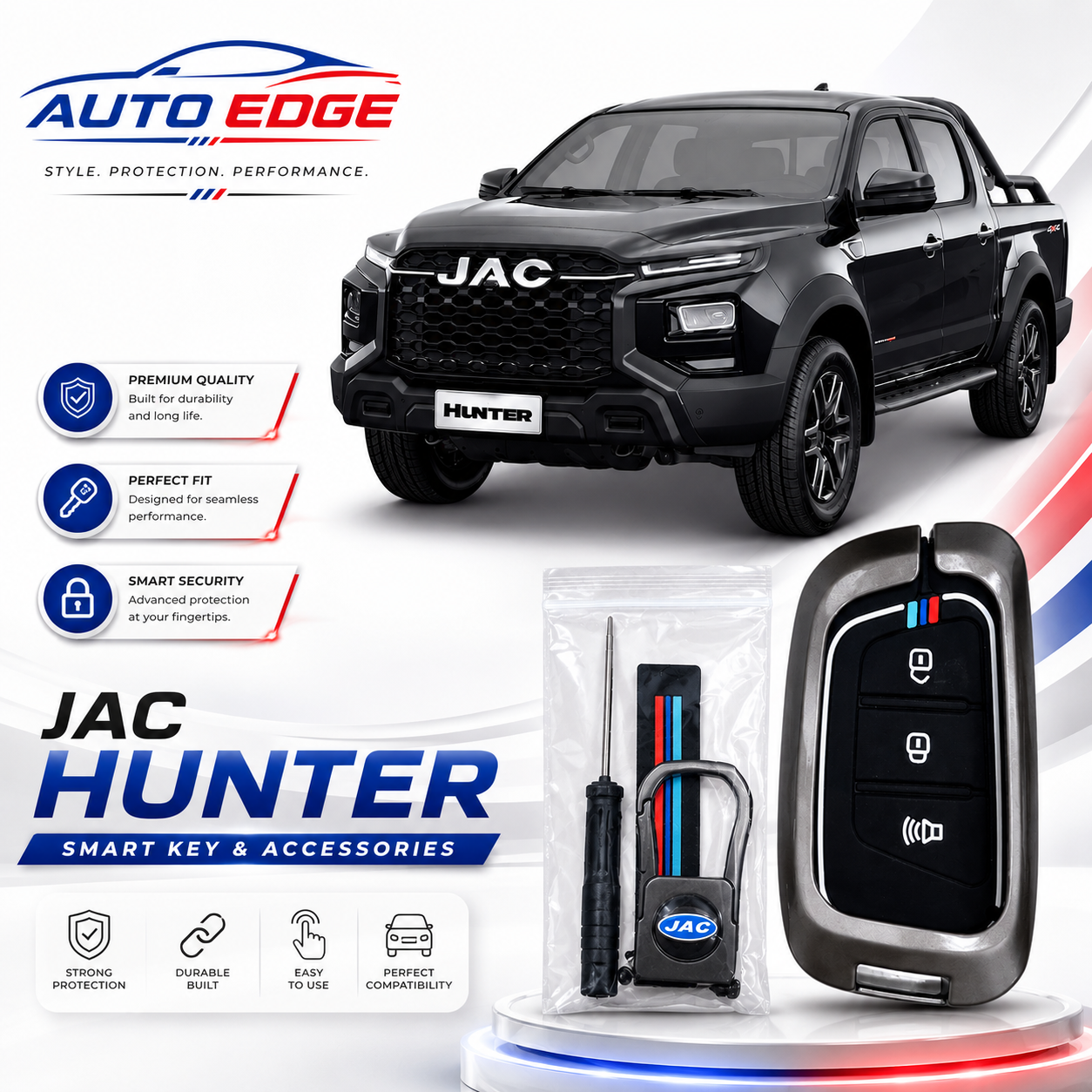 Jac T9 Hunter zinc Alloy key Cover