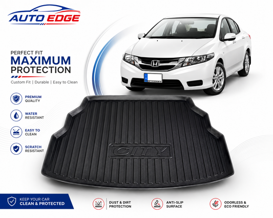 Honda City 2010-2020 TPU PVC Trunk Mat | Cargo Mat