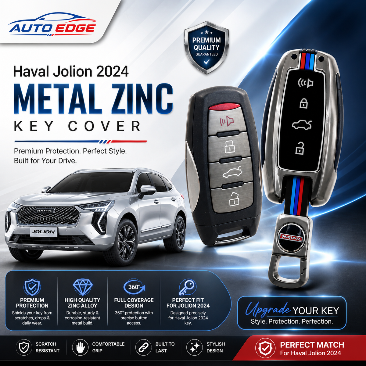 Haval Jolion 2024 Metal zinc key Cover