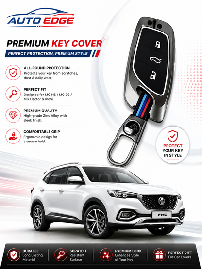 Mg HS 2020-2025 zinc metal key case.