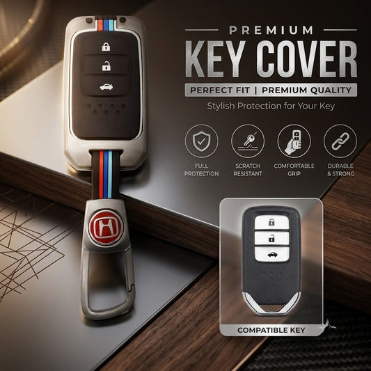 Honda Civic X 2016-2022 Zinc Metal Key Case | Key Protector