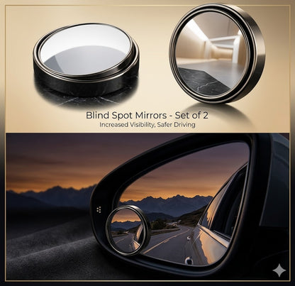Car Blind Spot Mirror | Wide Angle Safety Mirror for Cars